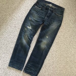 NSF distressed denim pants